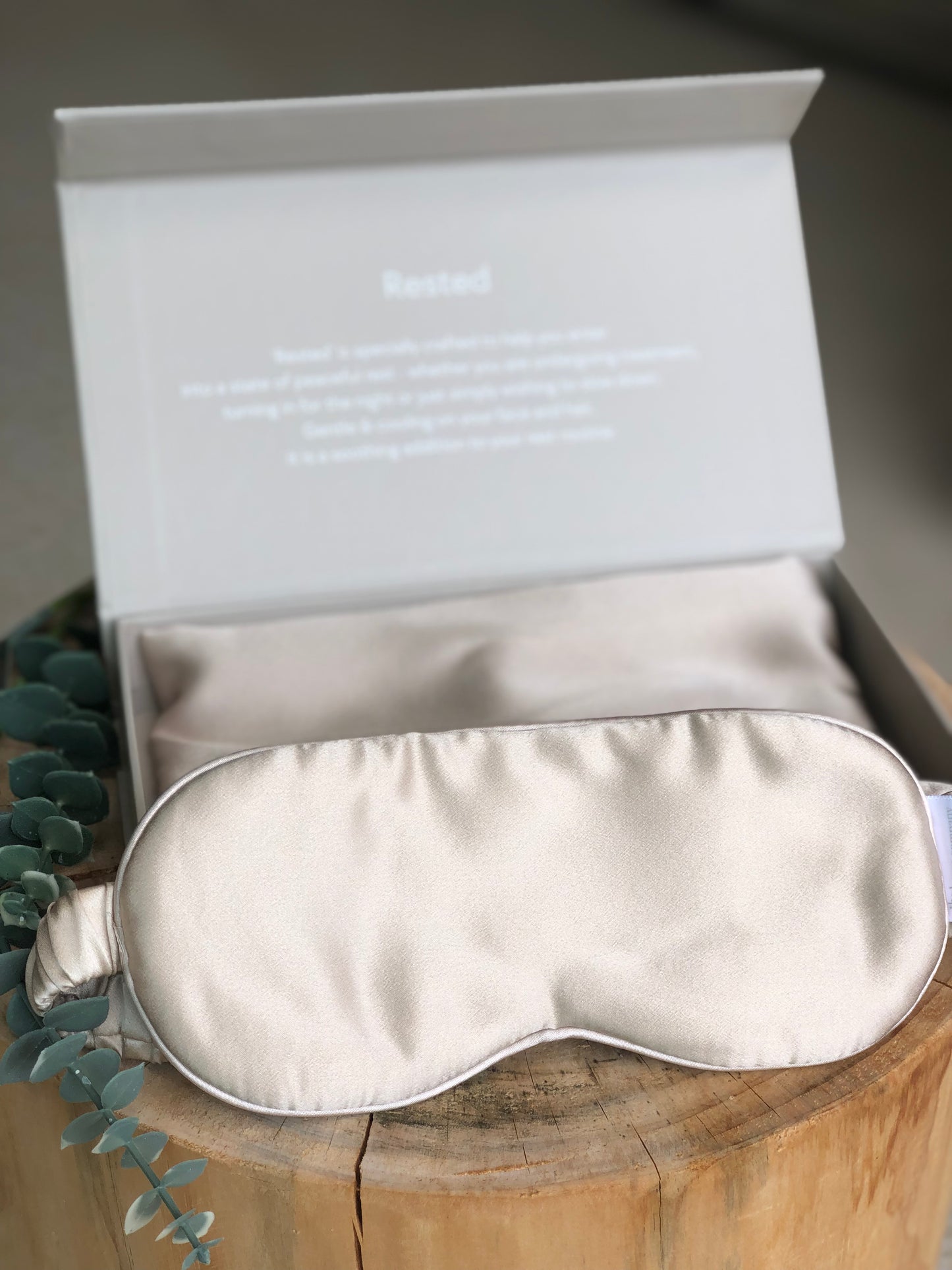 
                  
                    Rested Silk Eye Mask
                  
                